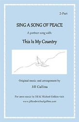Sing a Song of Peace Two-Part choral sheet music cover
